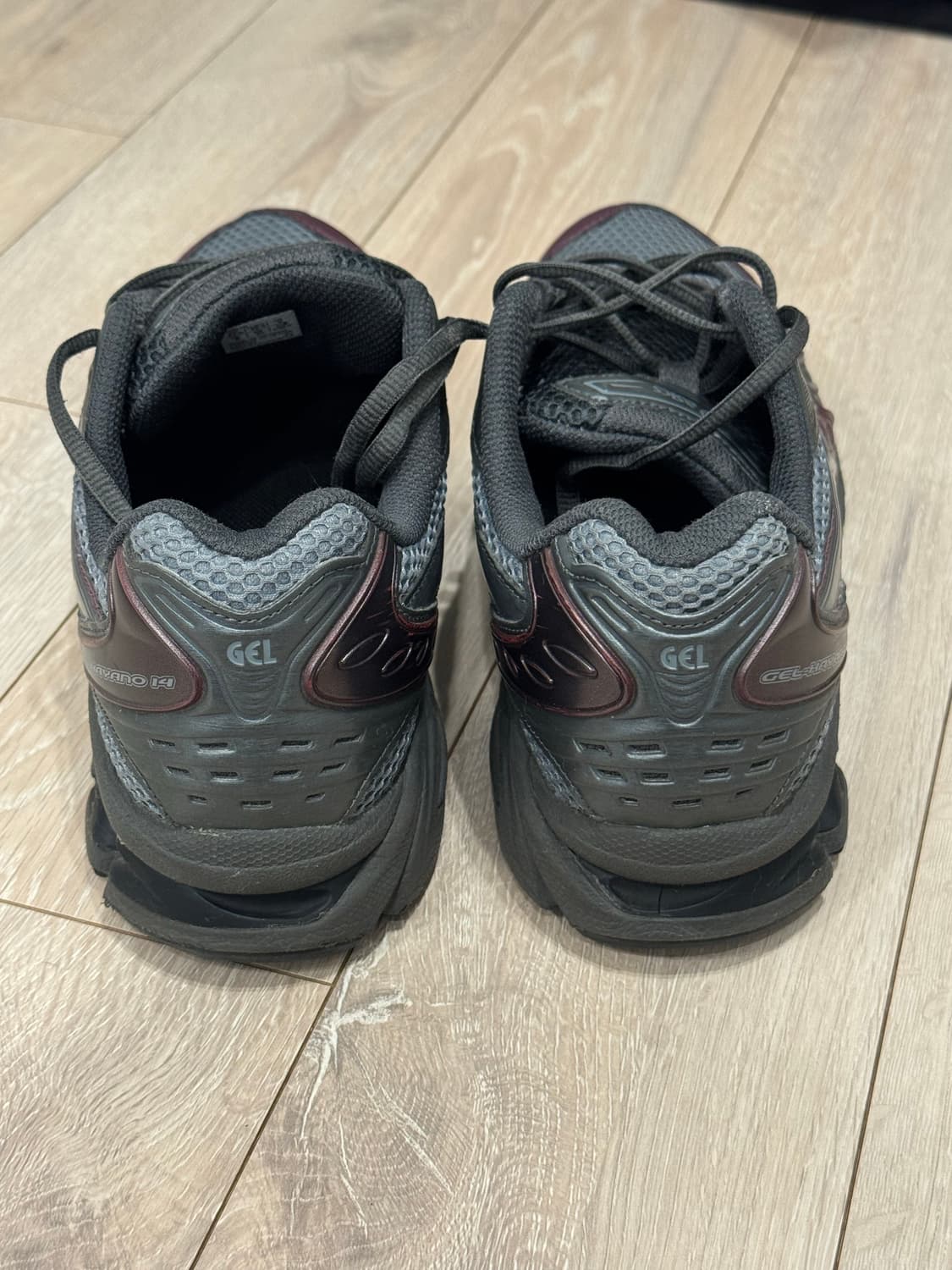 아식스x아트모스 젤카야노 14 그레이/퍼플 1203A510-020 상품이미지5