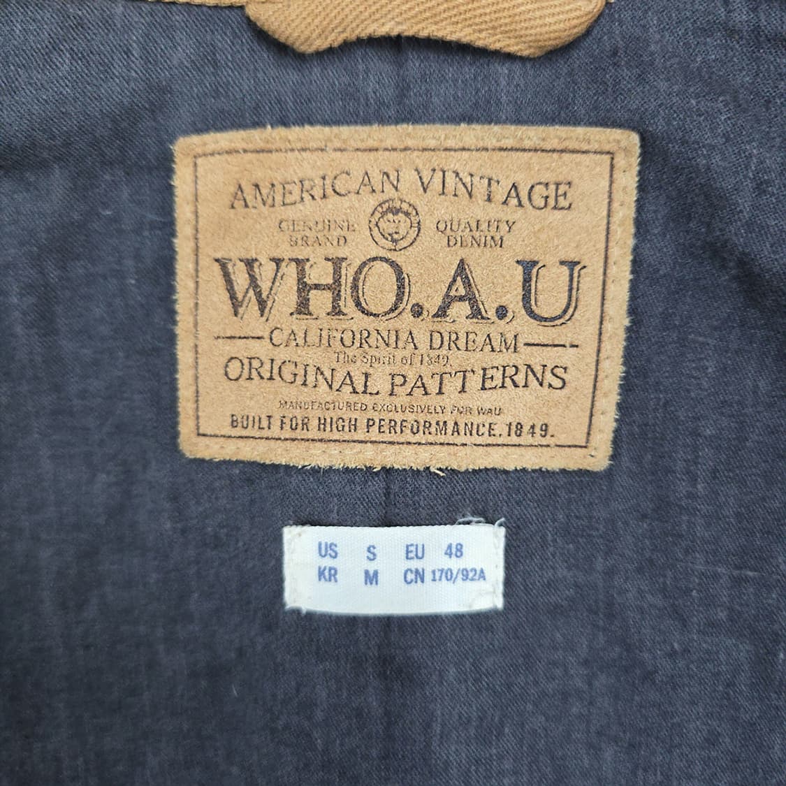 후아유(WHO.A.U) 코튼 워크자켓 M 상품이미지6