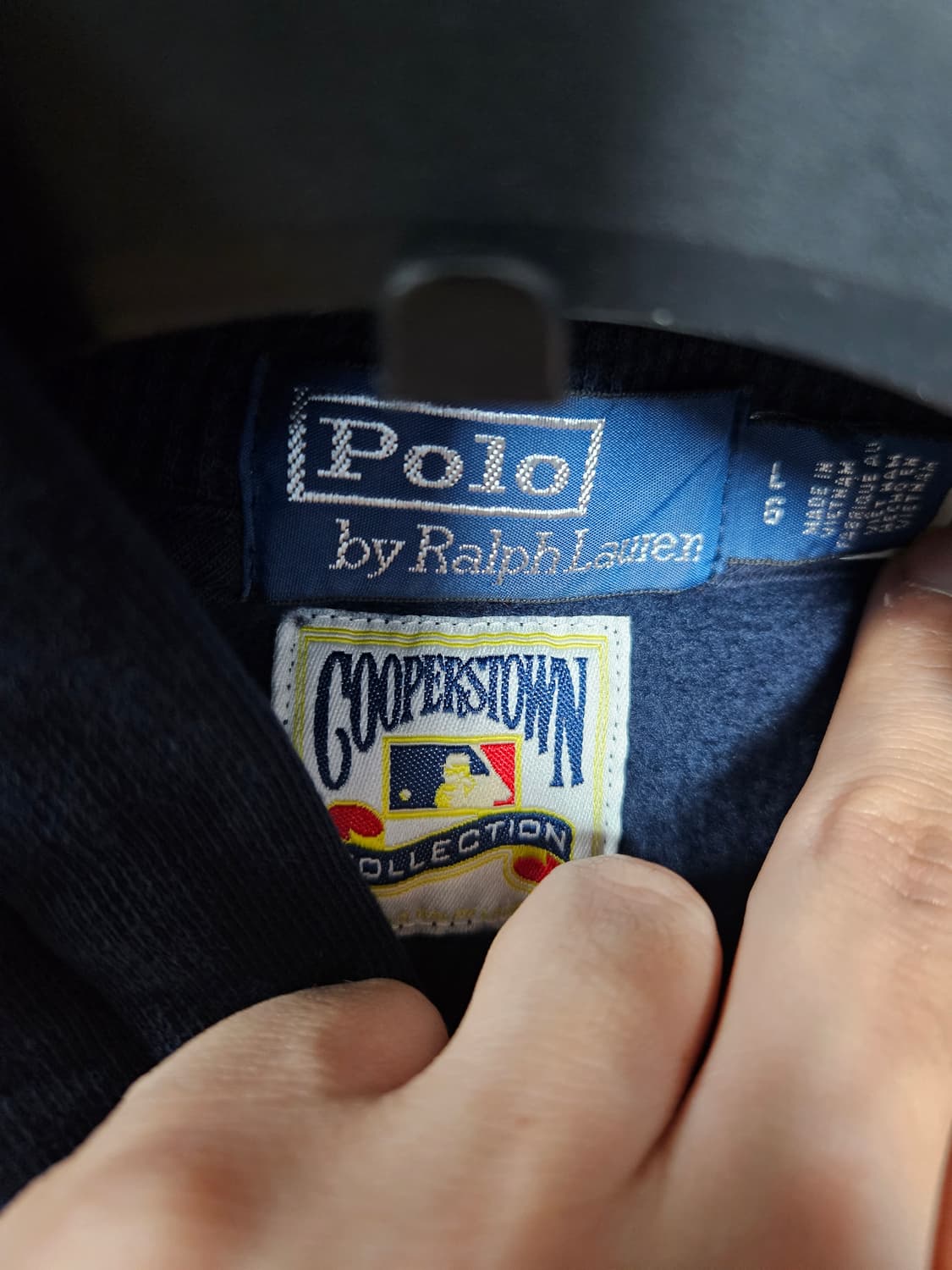 [L사이즈] 폴로 랄프로렌 양키스 플리스 후드 상품이미지5