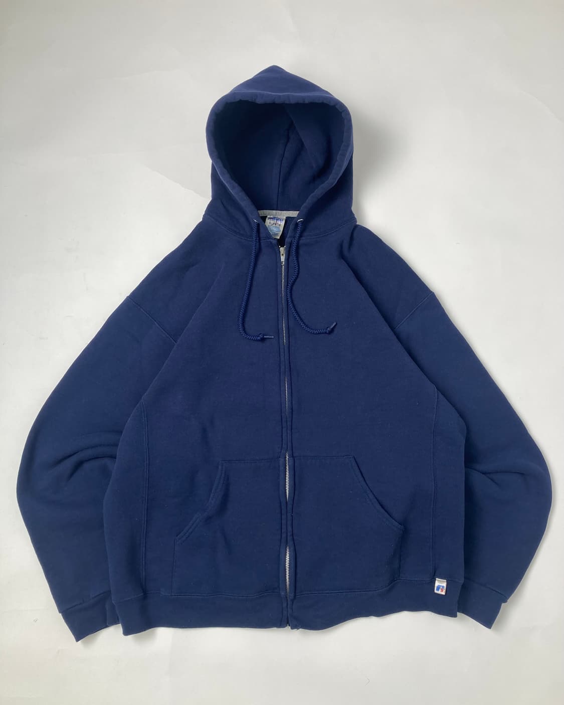 00s Russell Zip Up Hoodie (navy) 상품이미지1