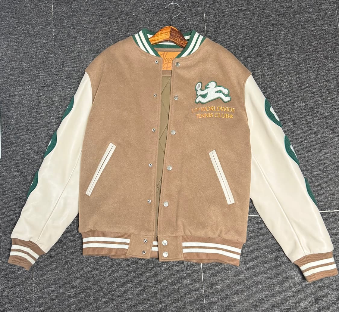 [L]반디 더 핑크 테니스 바시티 자켓 상품이미지1