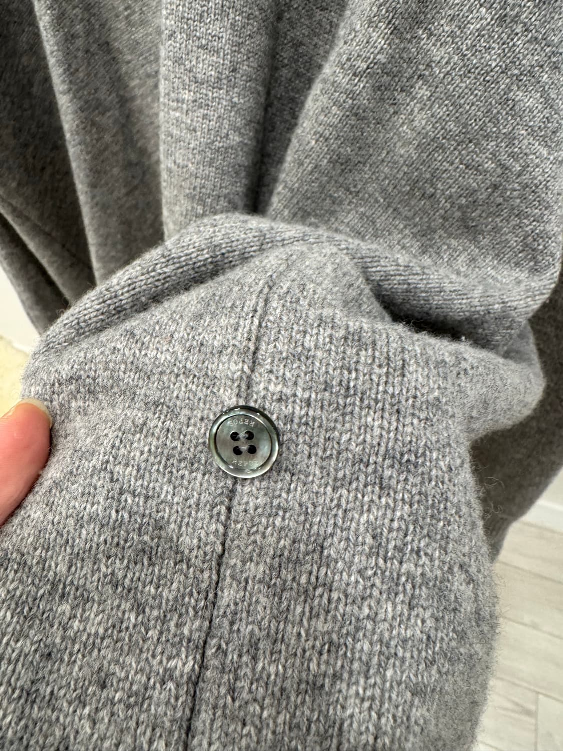 리포스 Repos 숄 박시 가디건 그레이 상품이미지6