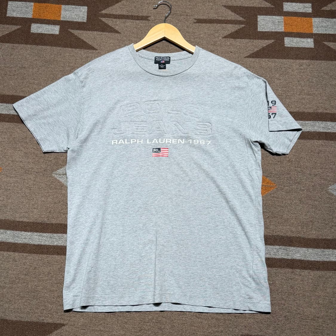 폴로 진스 랄프로렌 00s 반팔 L 성조기 상품이미지1