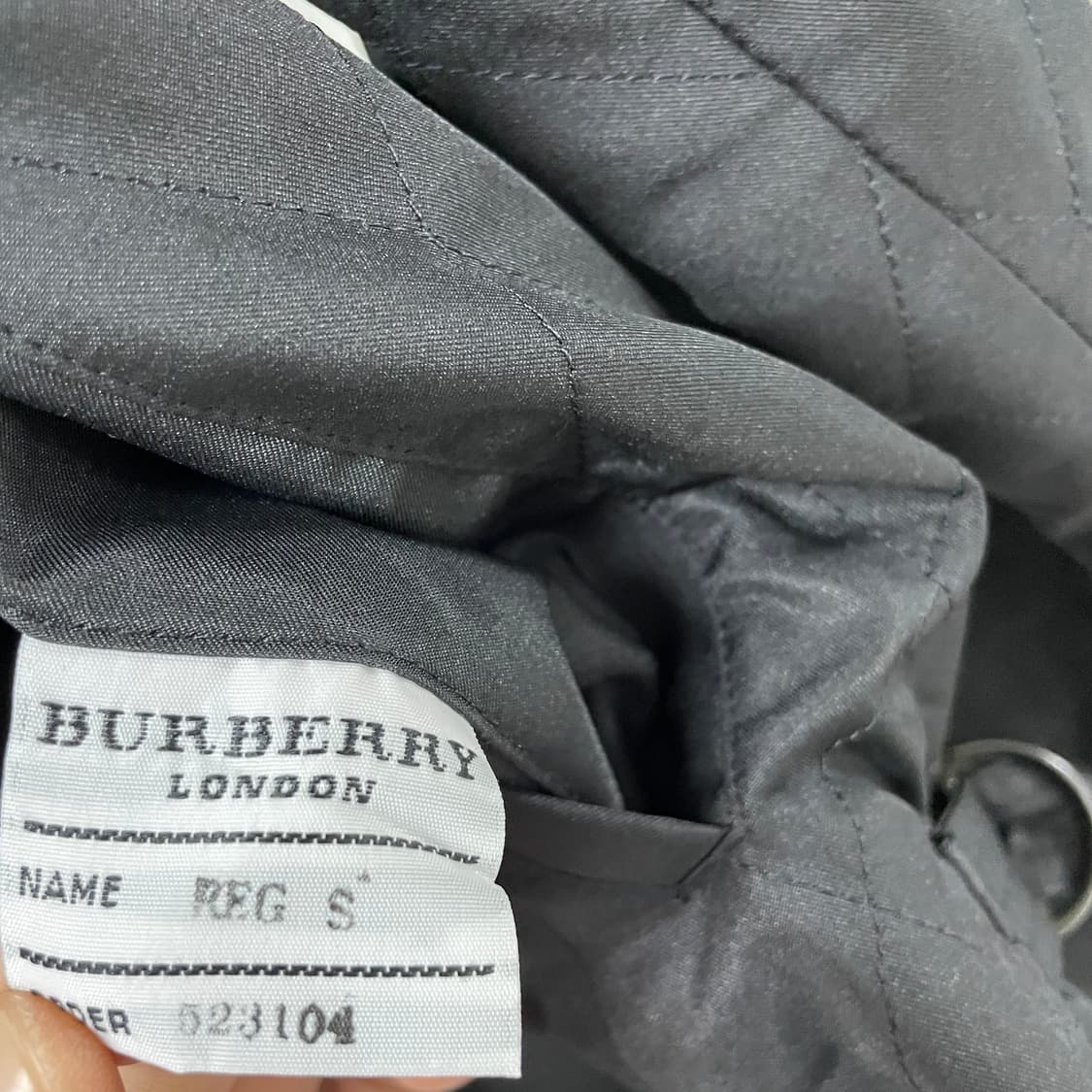 버버리 퀄팅 자켓 블랙 S(W) 상품이미지7