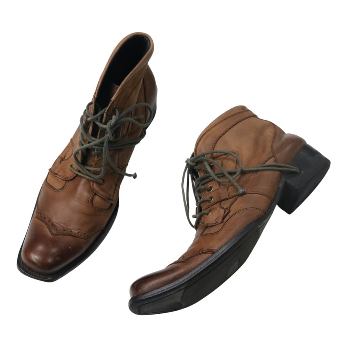 훕데두 레더 스퀘어토 부츠 상품이미지1