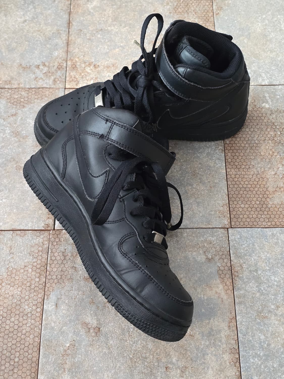 (235)나이키 빈티지 에어포스 1 07 미드 올검 상품이미지4
