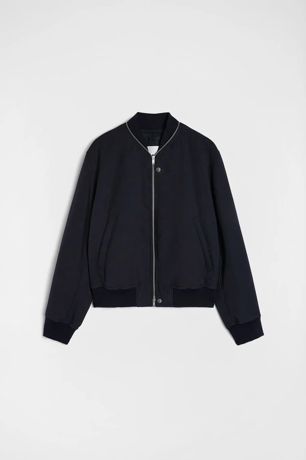 Jil Sander 울 개버딘 보머 재킷 Black 상품이미지6