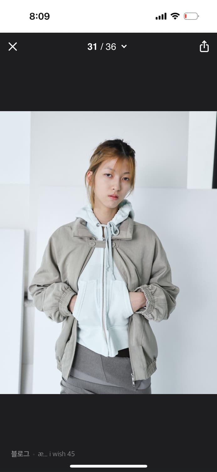 울리카상투스 봄버자켓 상품이미지8