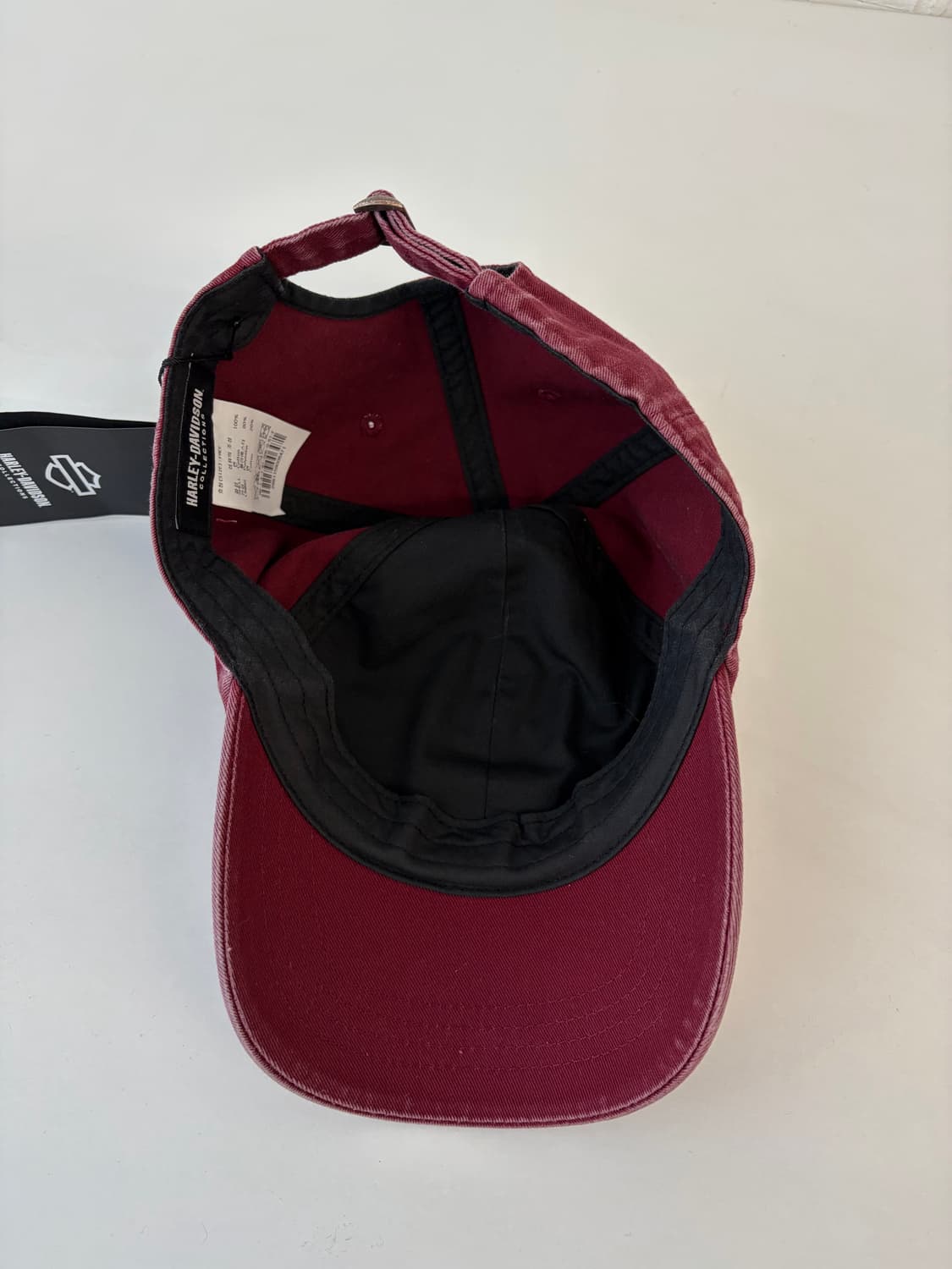 (새제품) 할리데이비슨 컬렉션스 피그먼트 다잉 빈티지 워싱 볼캡 모자 상품이미지5