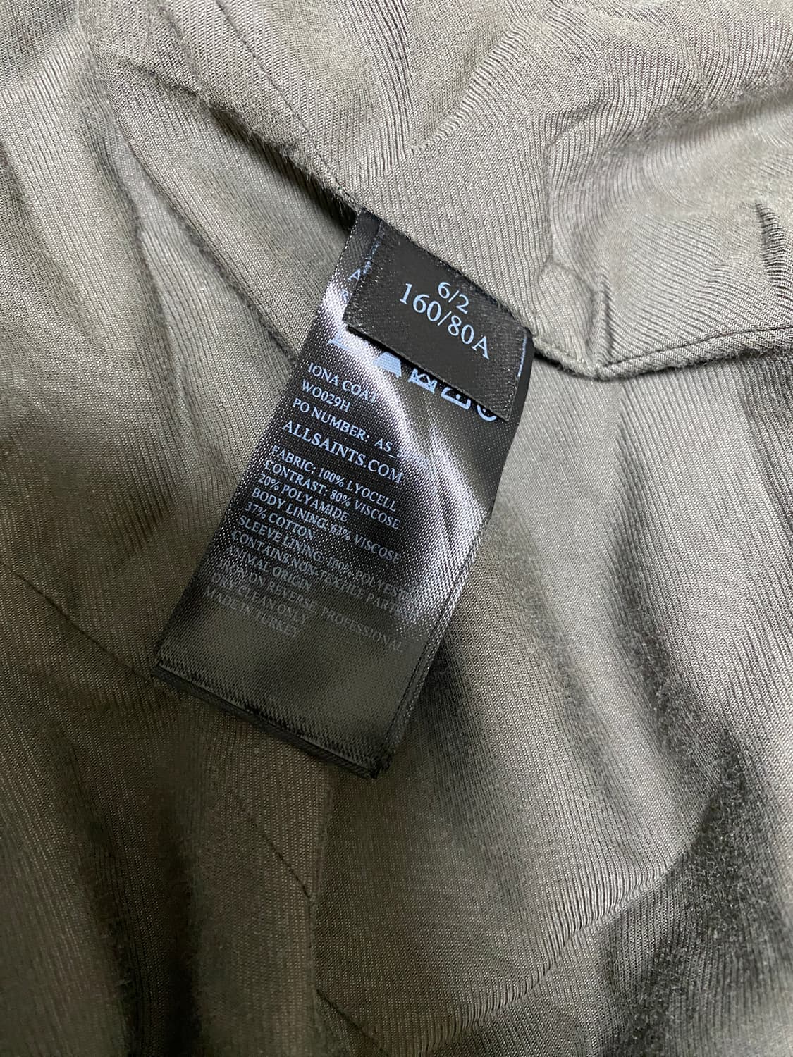 올세인츠 해체주의 코트 자켓 상품이미지3