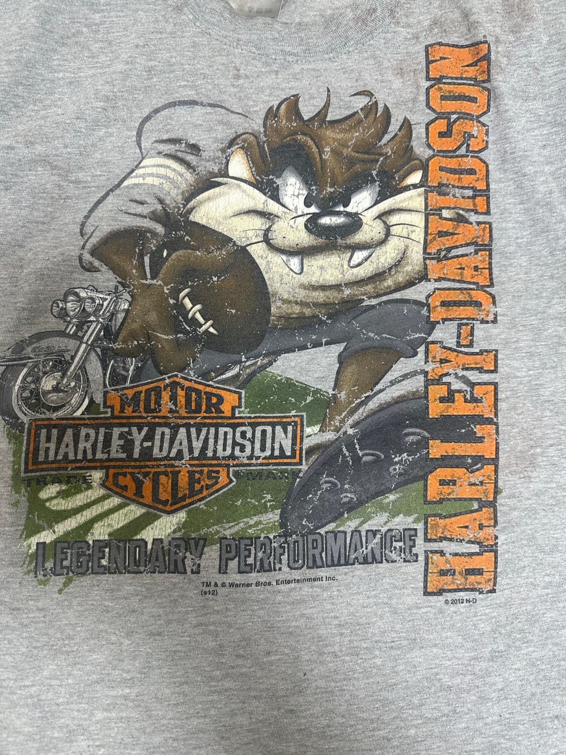 s) 워너브라더스 할리데이비슨 빈티지 티셔츠 상품이미지2