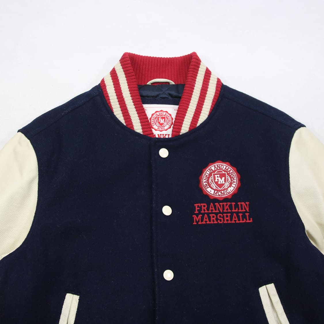 (착용컷) FRANKLIN MARSHALL 바시티 자켓 (남성용 98) 상품이미지4