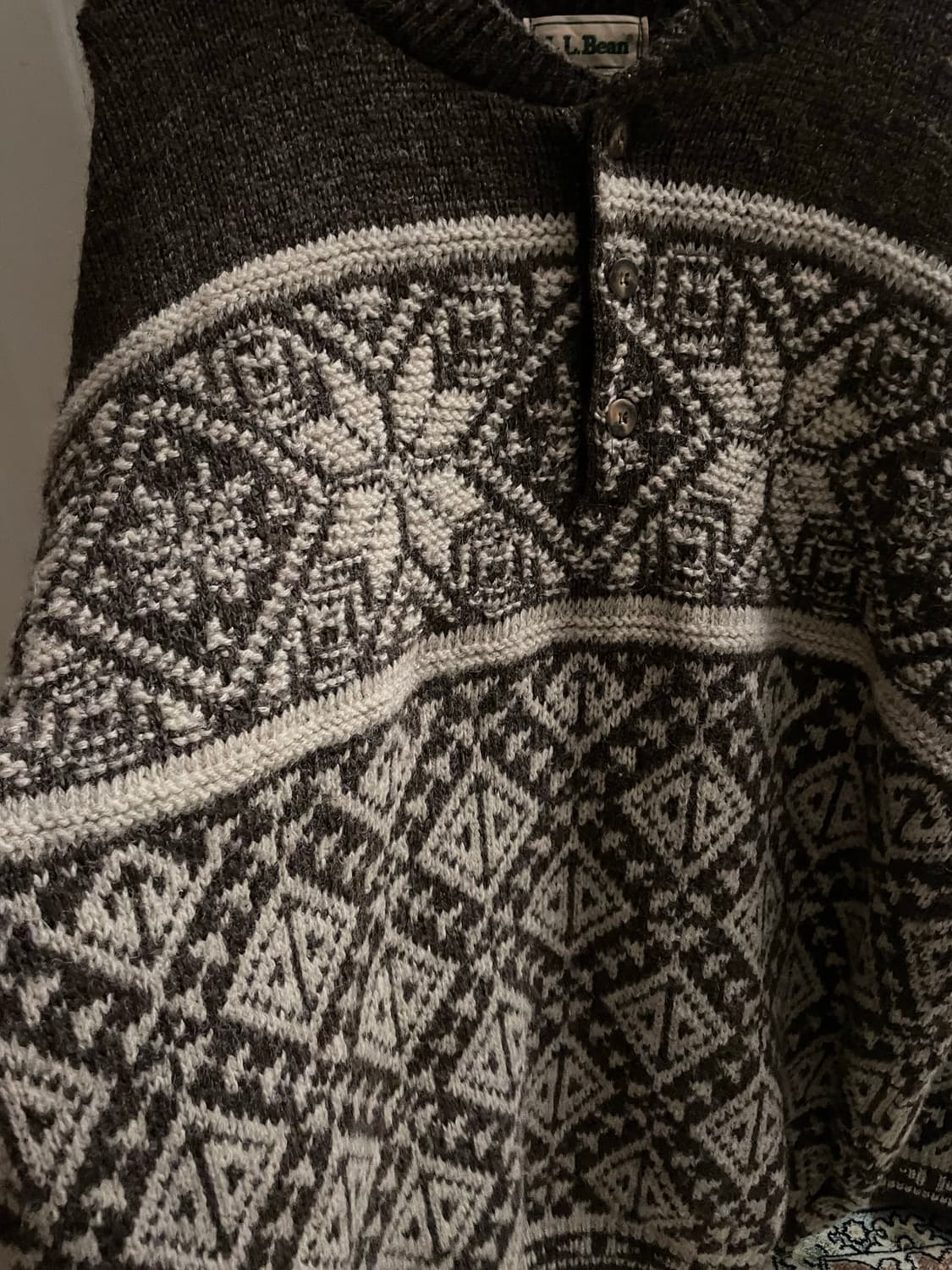 LL bean 엘엘빈 노르딕 빈티지 니트 상품이미지3