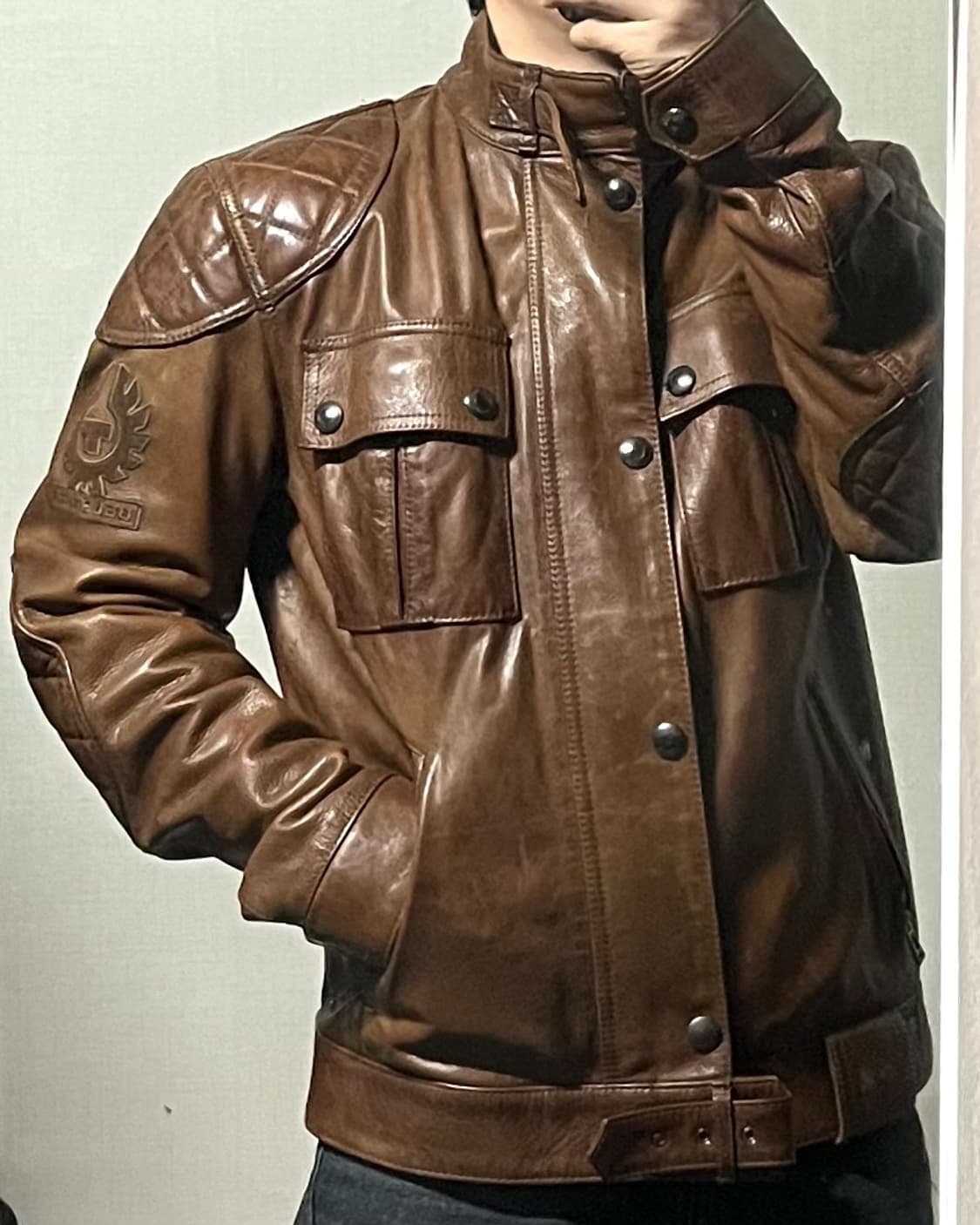 벨스타프 브룩랜즈 모터사이클 레더자켓 상품이미지2