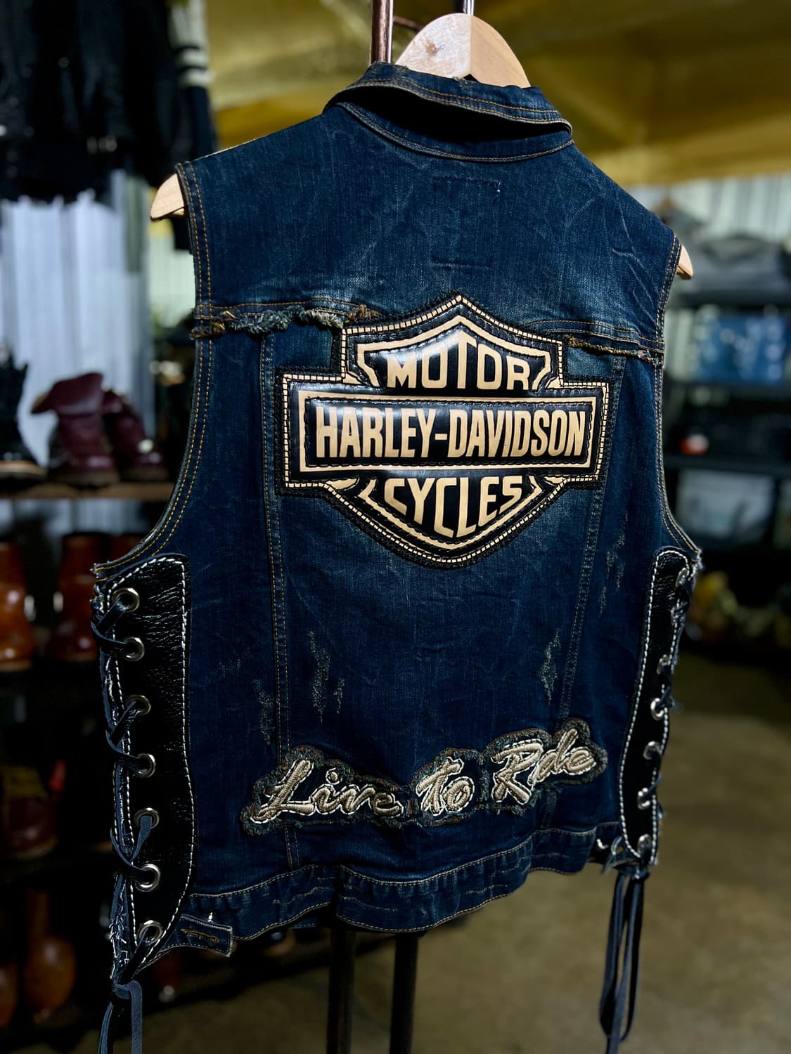 빅할리 워싱청 조끼  상품이미지3