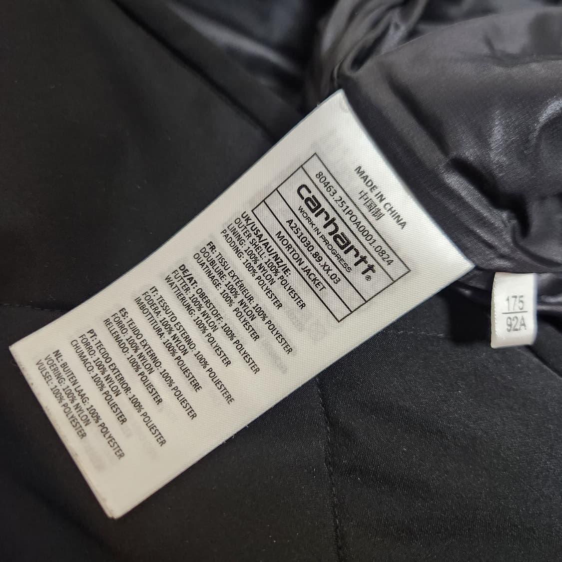 칼하트 MORTON JACKET M 상품이미지3