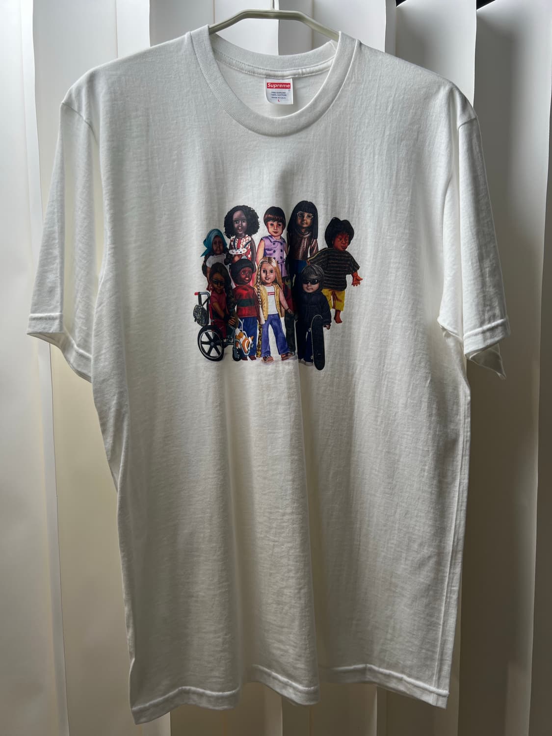 슈프림 캐릭터 프린트  반팔티 라지 사이즈 상품이미지1