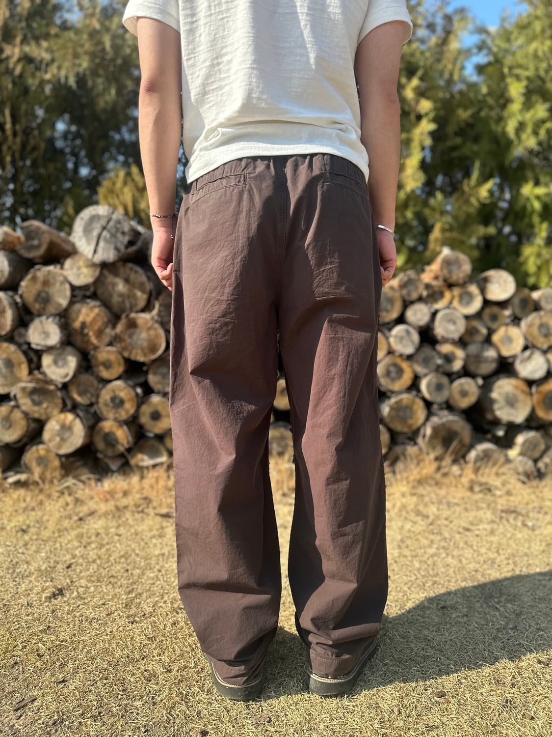 유니클로 와이드 파라슈트 팬츠 상품이미지3