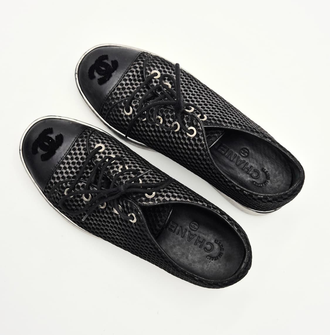 샤넬 CC 로고 G32200 스니커즈 단화 36 1/2 상품이미지6