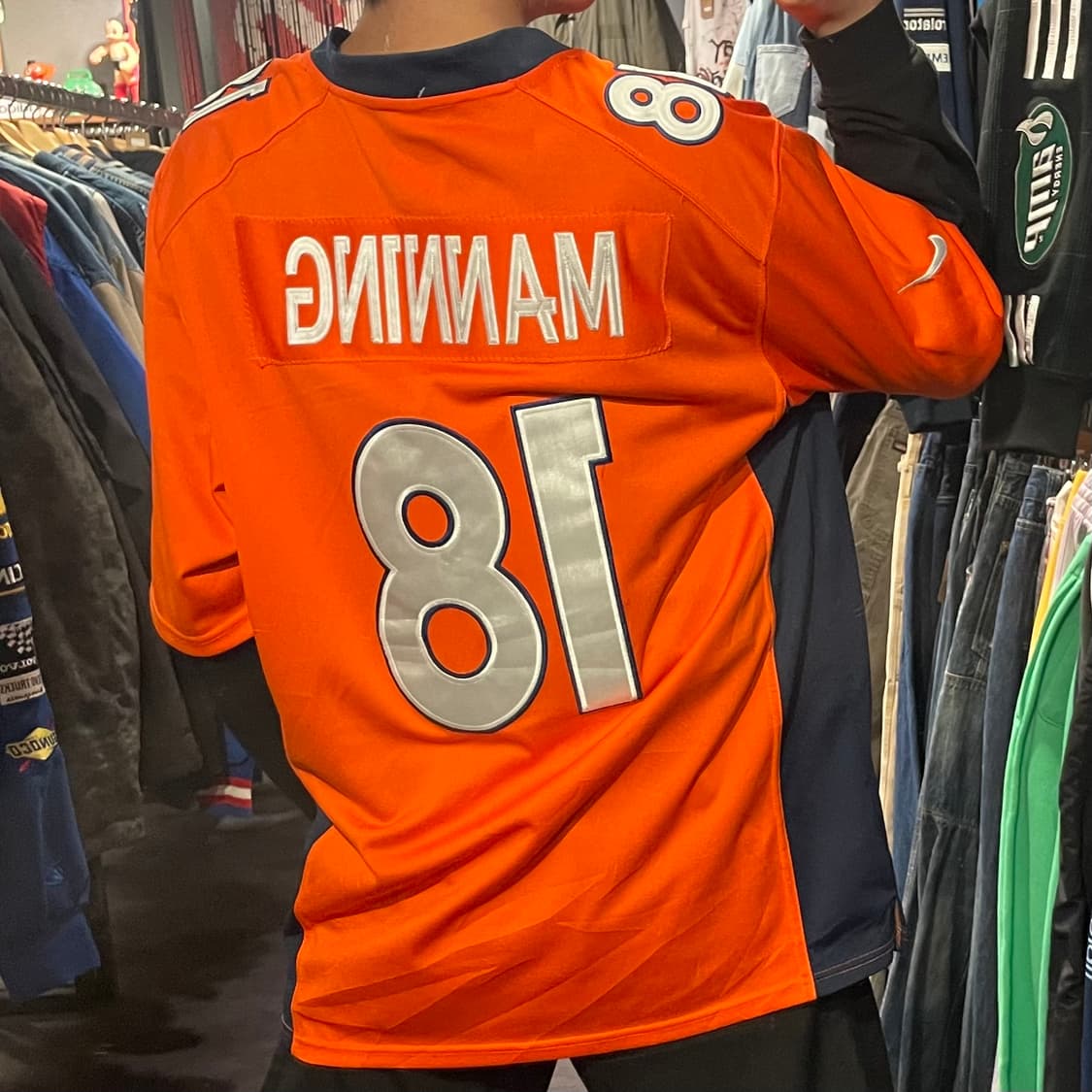 [IM] NFL X Nike MANNING 오렌지 No.18 반팔져지 상품이미지6