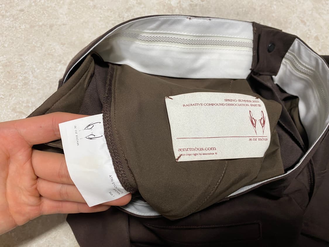 앤르무스 aenrmous 슬랙스 상품이미지5