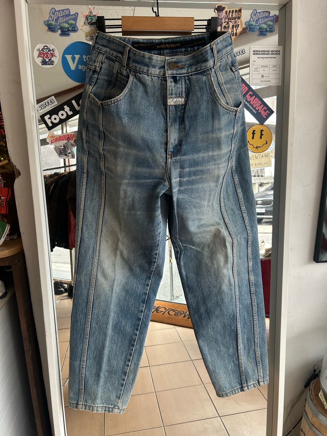 80,90‘s 마리떼프랑소와저버 데님팬츠 상품이미지1