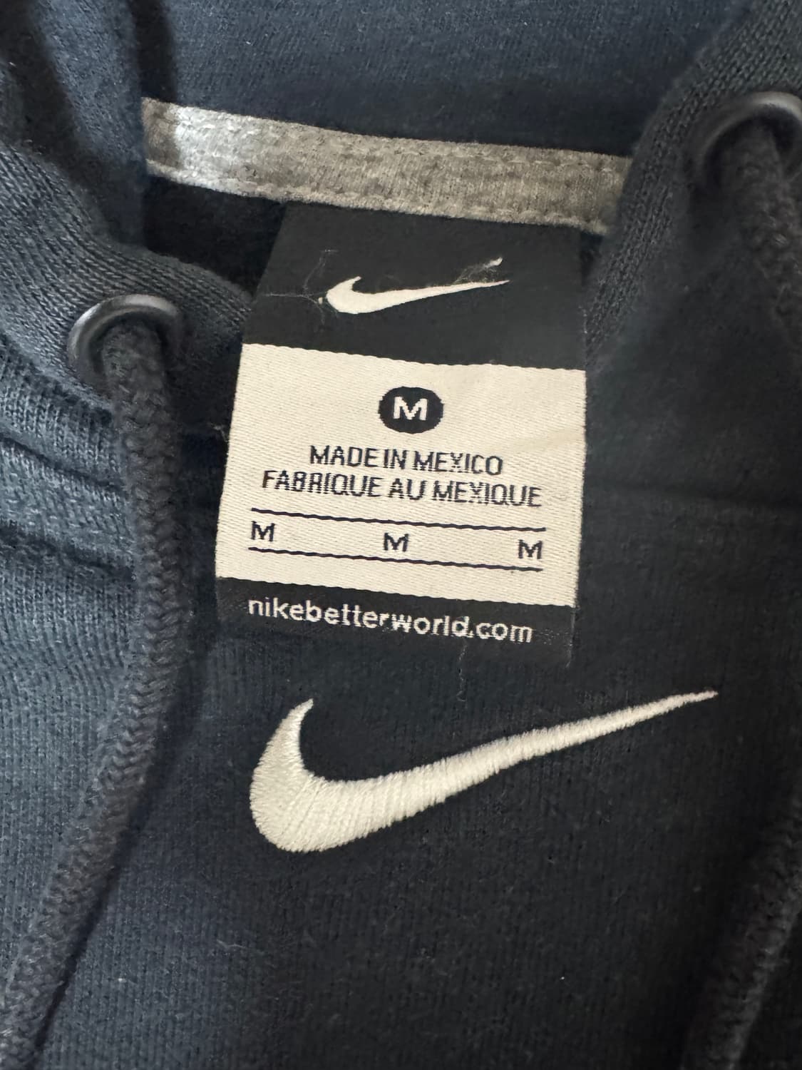 나이키 검정 후드티 M 상품이미지2