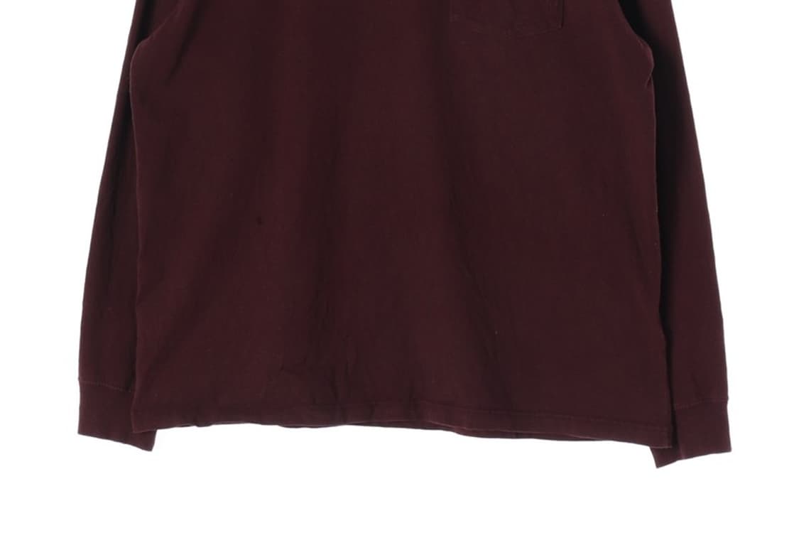 칼하트 K126 루즈핏 포켓 롱슬리브 티셔츠 버건디 L 상품이미지4