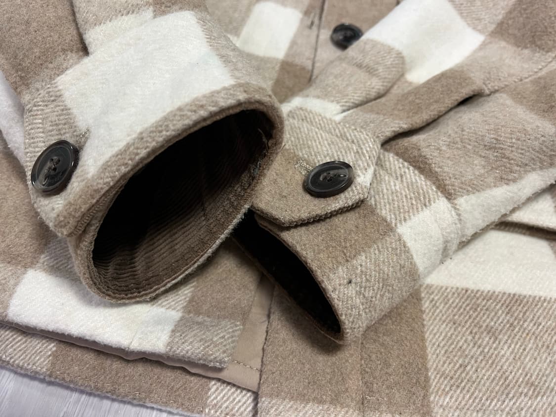 에디바우어 체크점퍼 M-L 상품이미지3