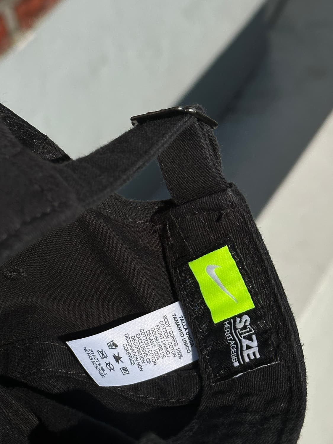 [F] 나이키 쇼미 로고 블랙 볼캡 모자 상품이미지7