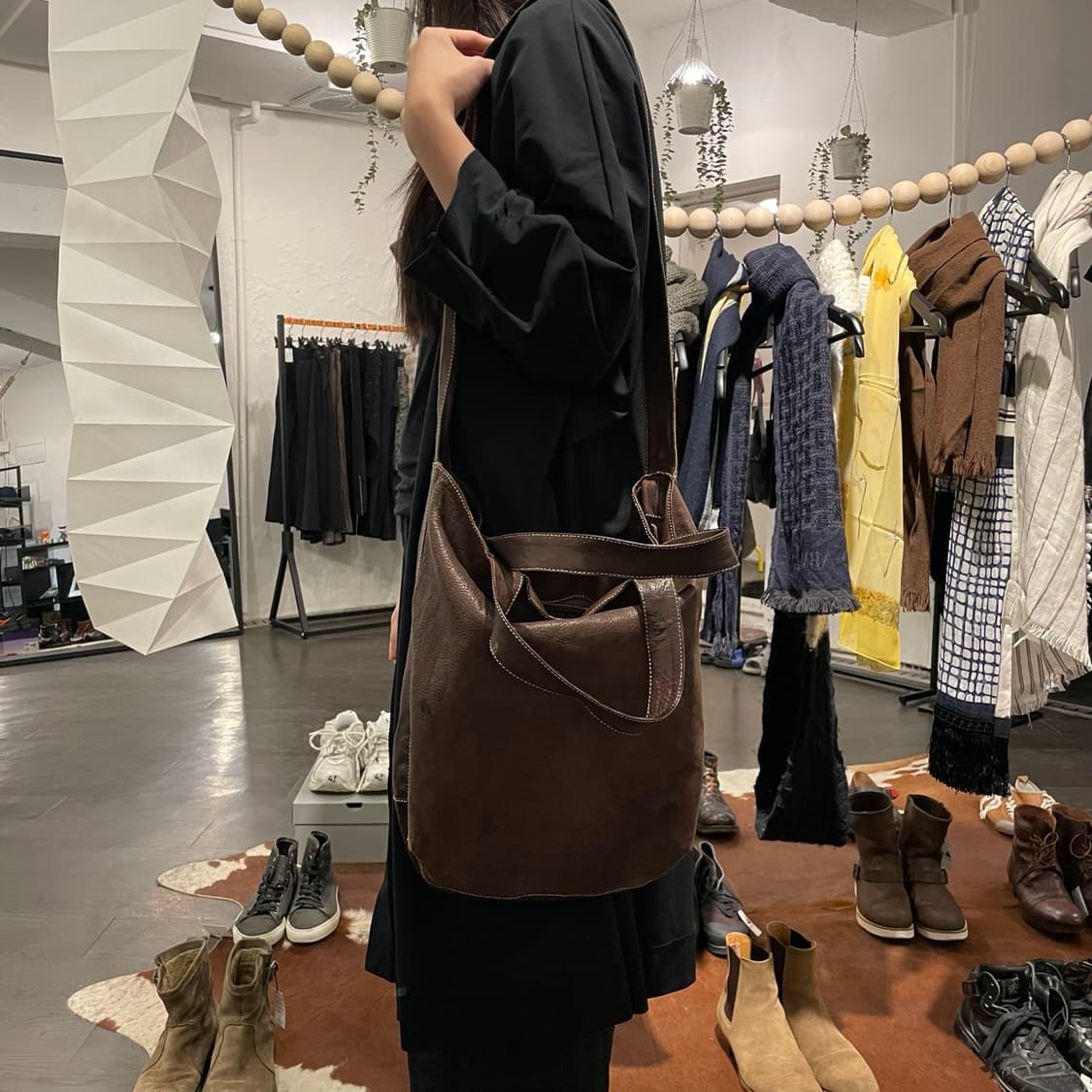 크리스찬포 레더 크로스백 / 토트백 상품이미지4