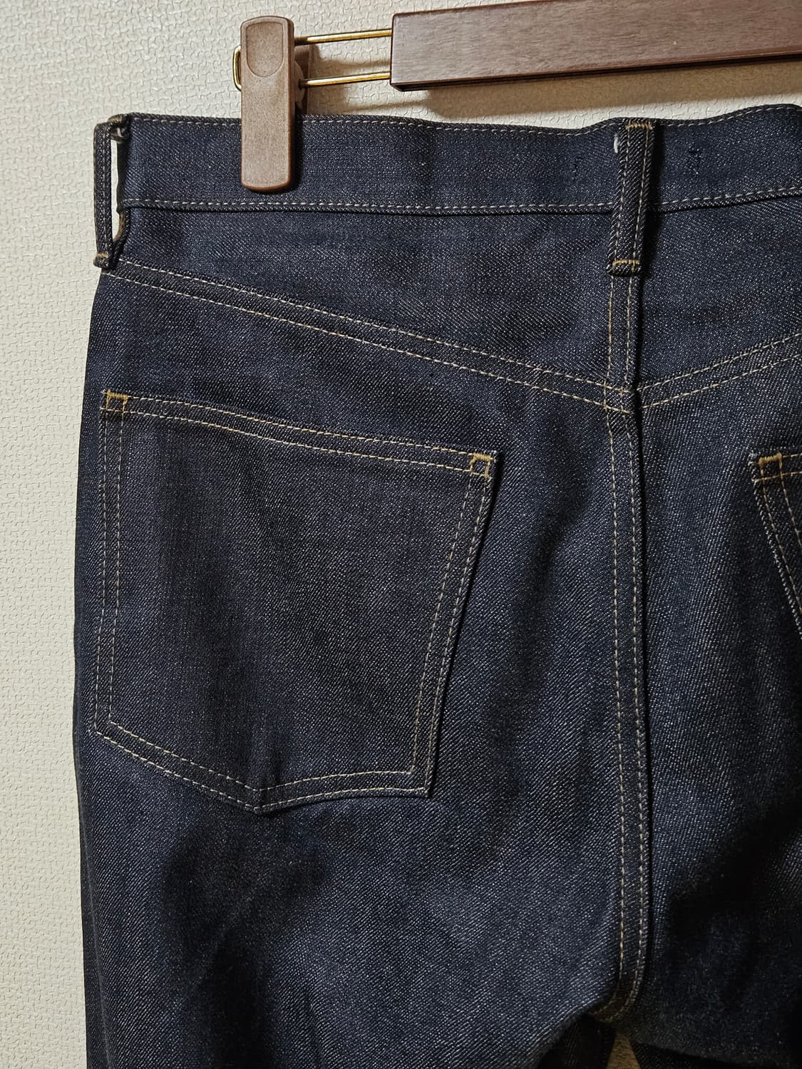 유니클로 데님 셀비지 슬림 스트레이트 상품이미지5