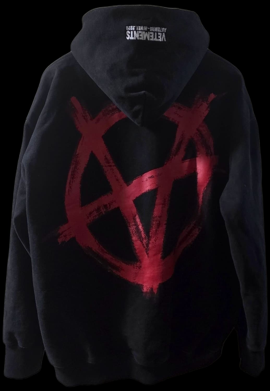 베트멍 아나키 레터링 후드티 상품이미지2