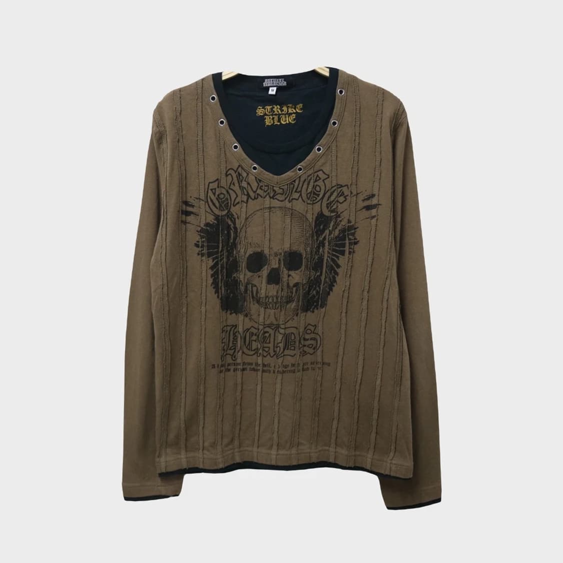 NATURAL VIBRATION 레이어드 긴팔 티셔츠 66785 상품이미지1