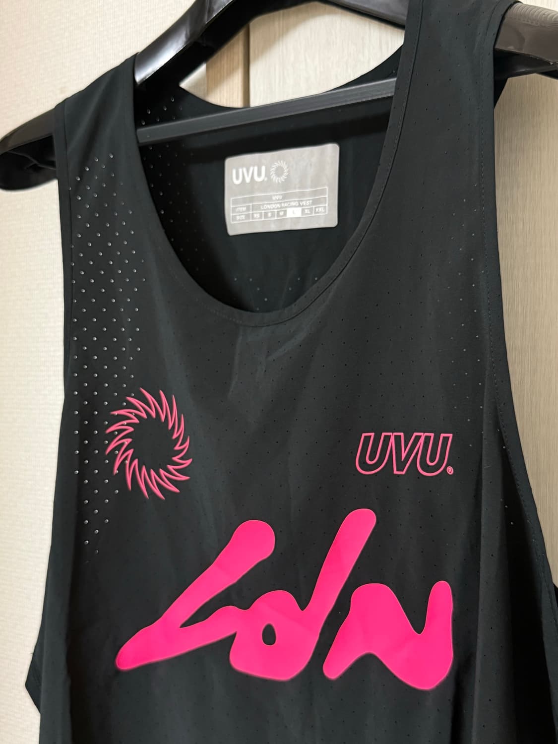 UVU 런던 마라톤 레이싱 싱글렛 상품이미지4