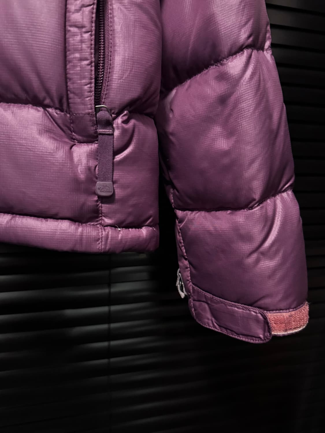 노스페이스 눕시 700 패딩 보라색 퍼플 85 정품 빈티지 등산 방한 상품이미지4