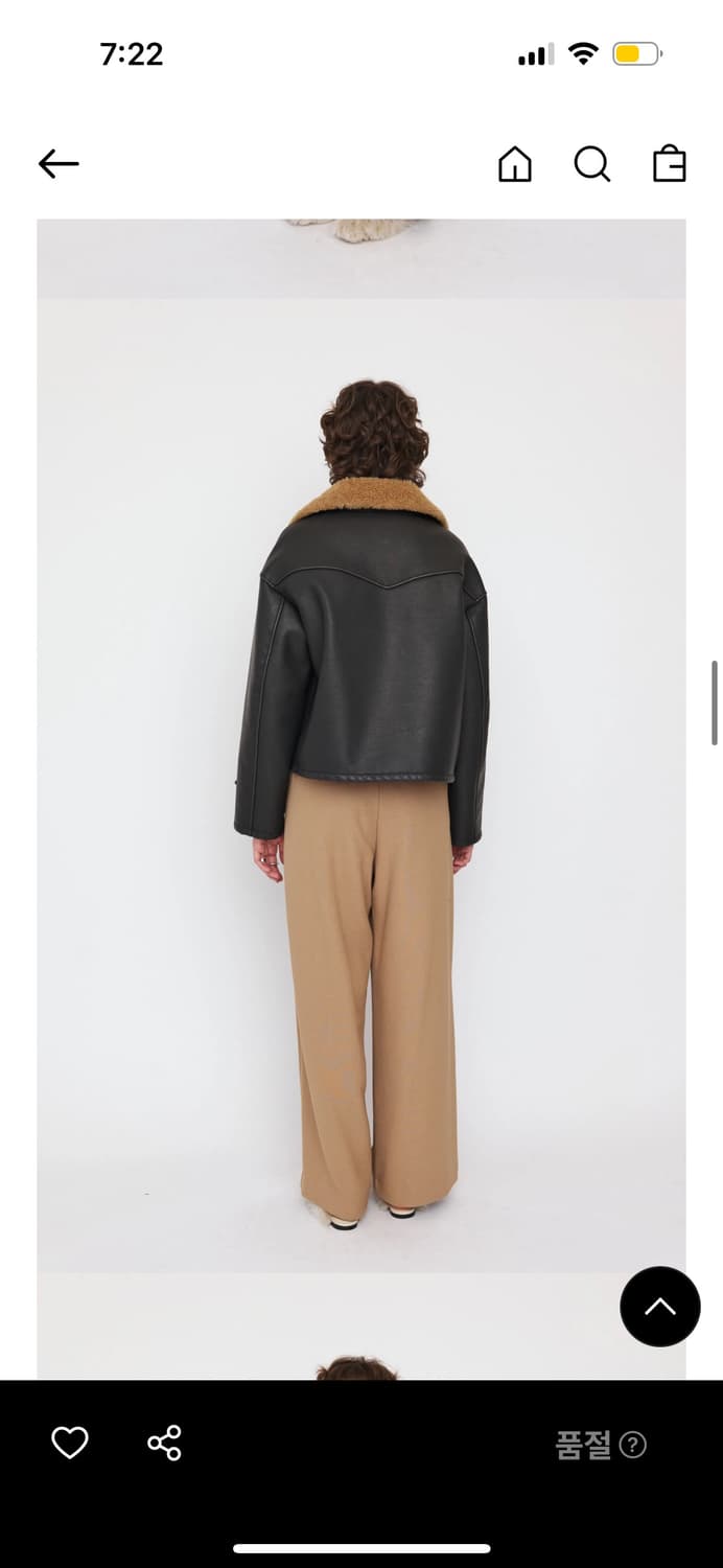 스튜디오칸틴 비건레더 무스탕 상품이미지3