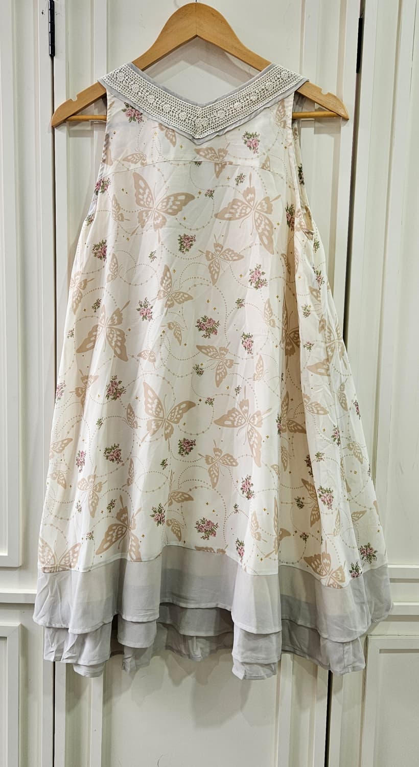 Axes Femme(엑시즈팜) 나비 로즈 레이스 원피스 상품이미지5