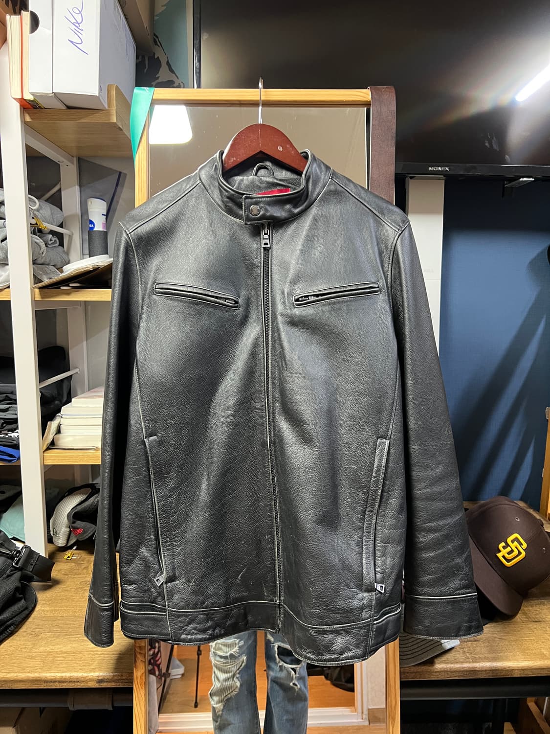 리바이스 LEVIS 레드탭 가죽자켓 L / 100 상품이미지2
