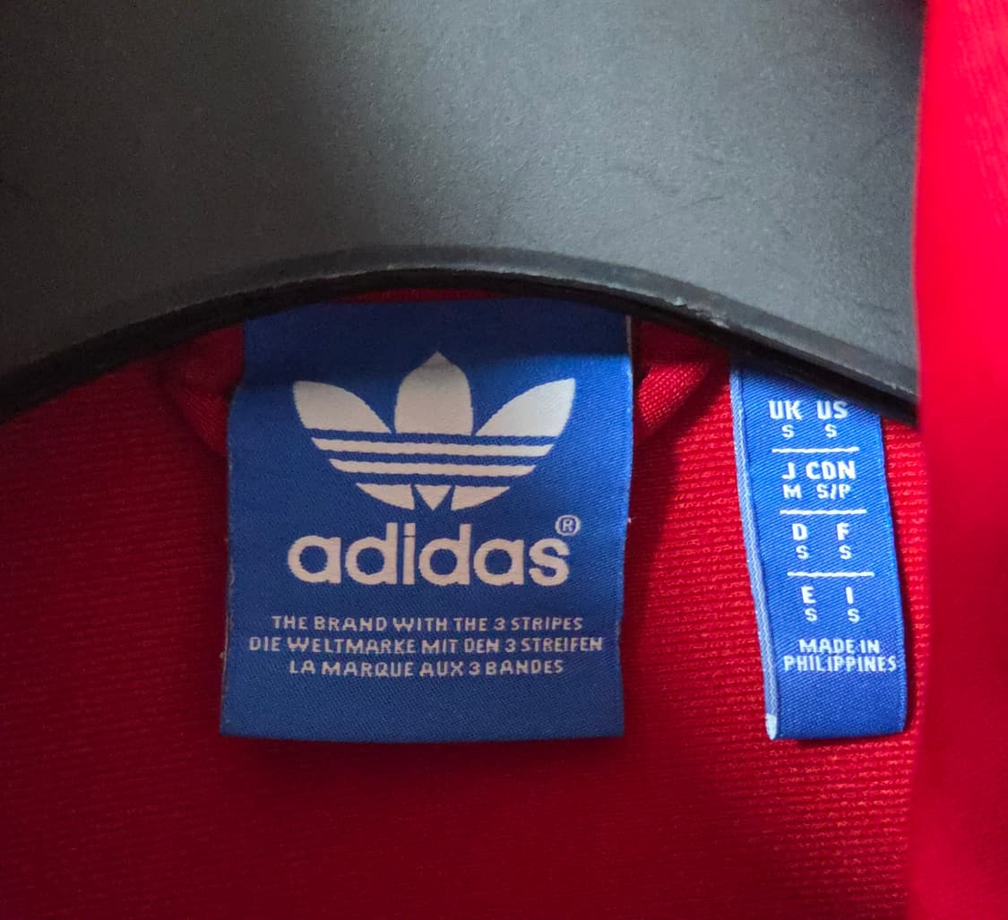 (착샷) 아디다스 파이어버드 져지 트랙탑 레드  상품이미지4