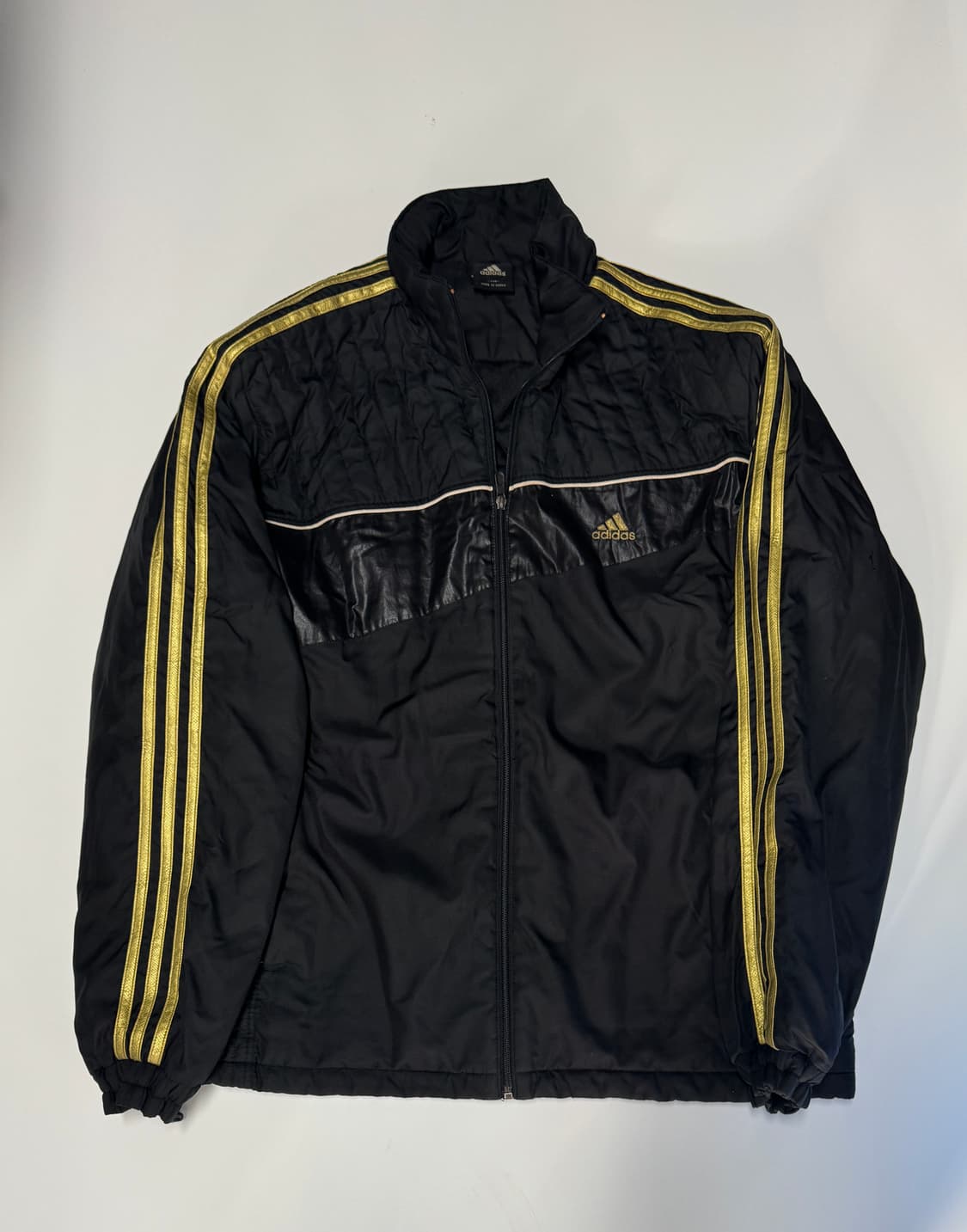 희귀!! 아디다스 올드스쿨 골드 삼선 패딩 점퍼 XL ~ 2XL 상품이미지1