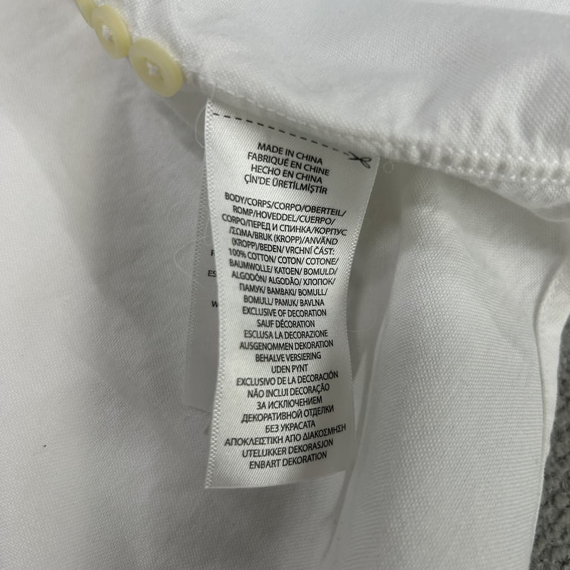 폴로 랄프로렌 화이트 셔츠 m 상품이미지4