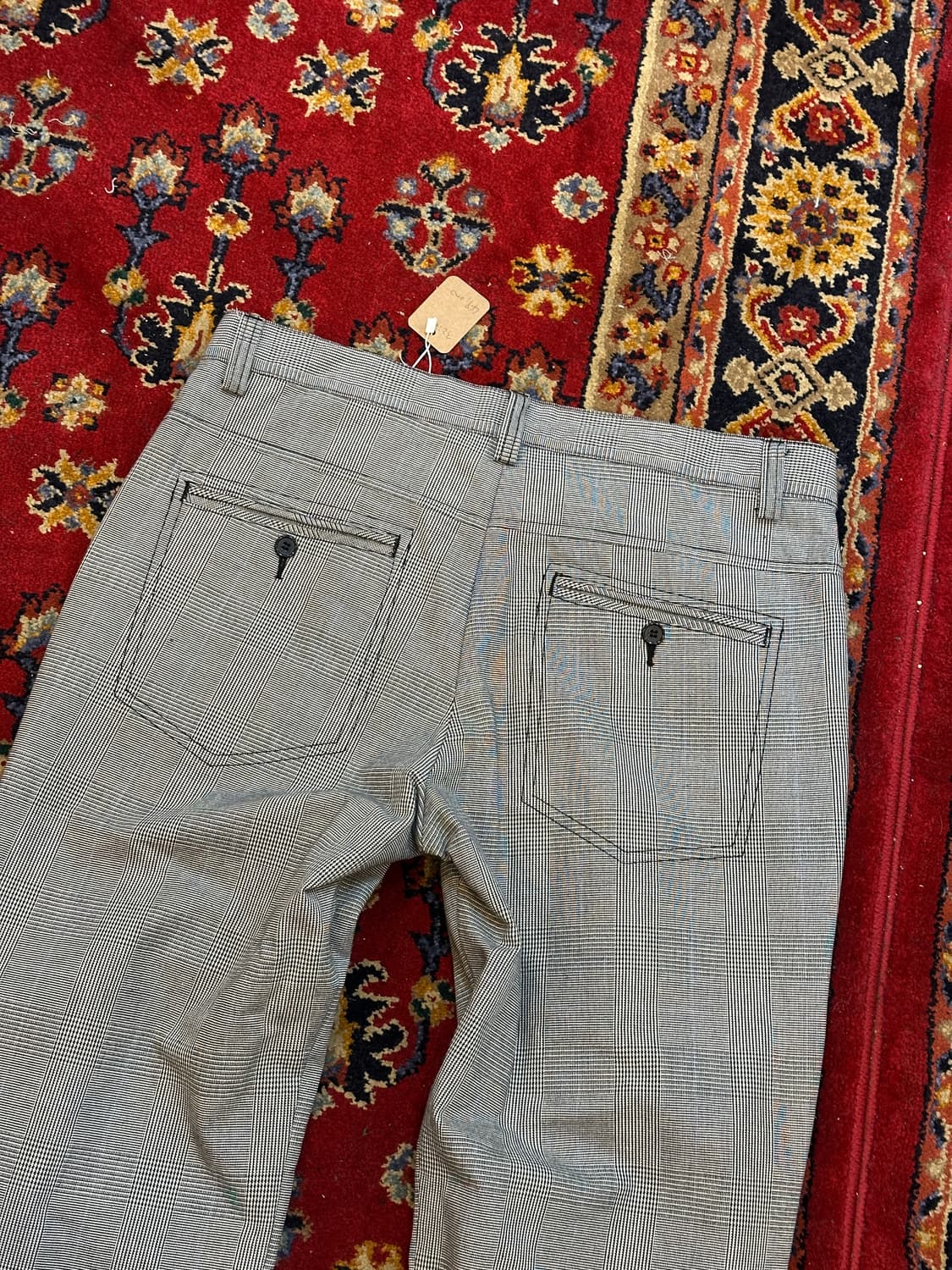 A.P.C 아페쎄 체크 패턴 바지 L 상품이미지5