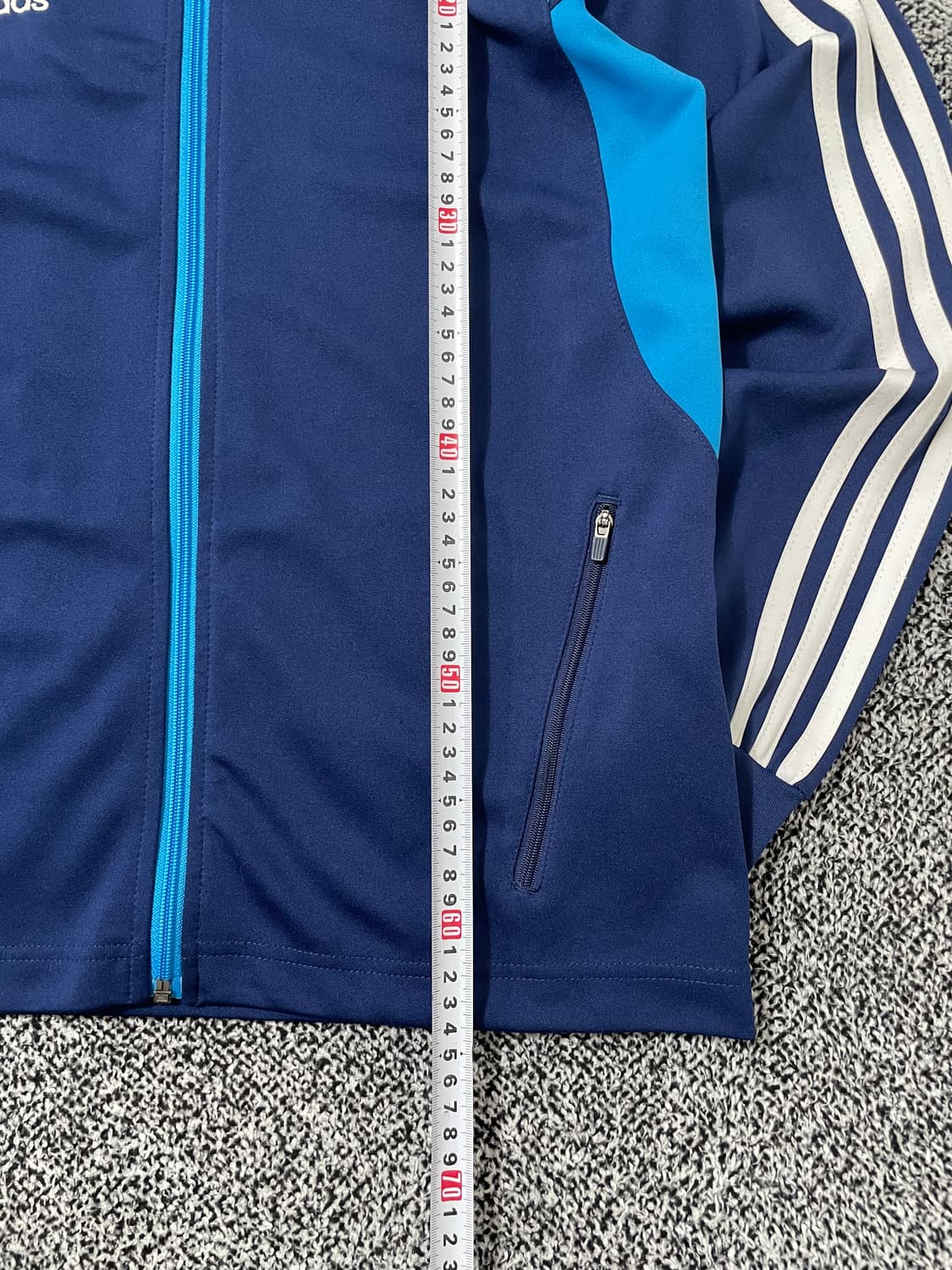 빈티지9. 아디다스 00's 네이비 스카이블루 배색 져지 트랙탑 트레이닝 상품이미지7