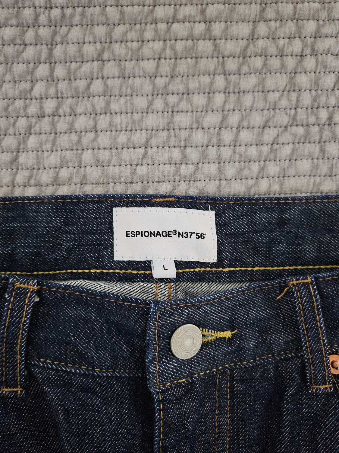 에스피오나지 셀비지 릴렉스드 데님 팬츠 L 팝니다. 상품이미지2