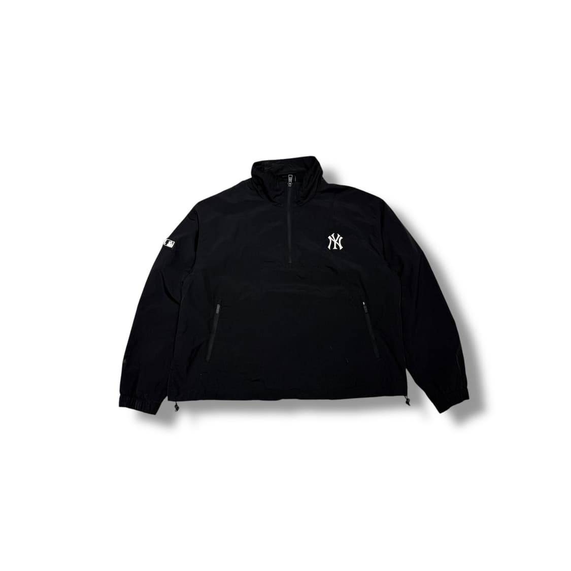 [S] MLB 블랙 반집업 아노락 상품이미지2