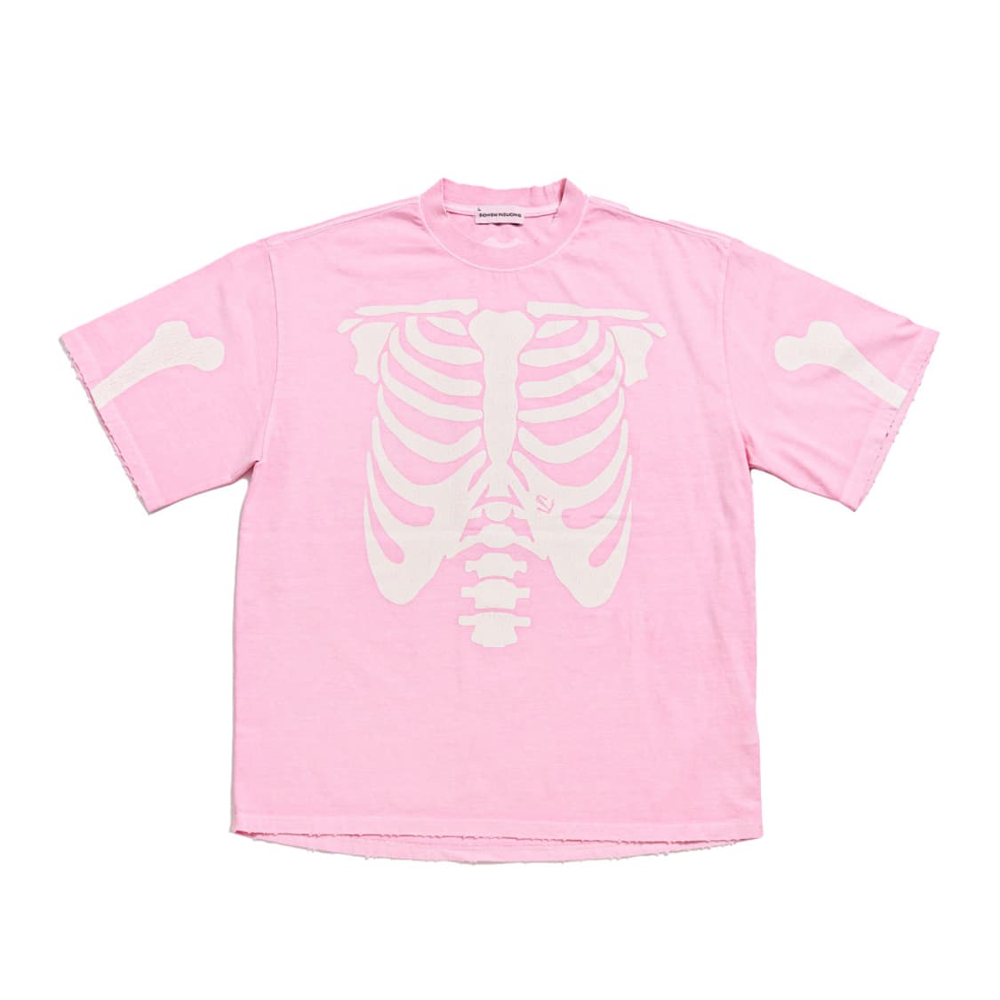 스키즘인듀싱 RIB CAGE T SHIRT_PINK M사이즈 상품이미지1
