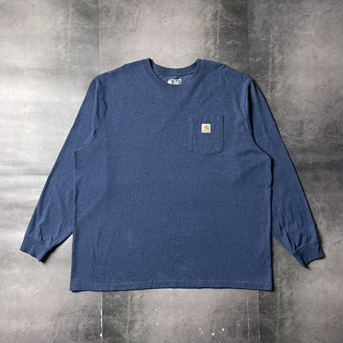 CARHARTT 칼하트 K126 블루 긴팔 티셔츠 A00962 상품이미지1