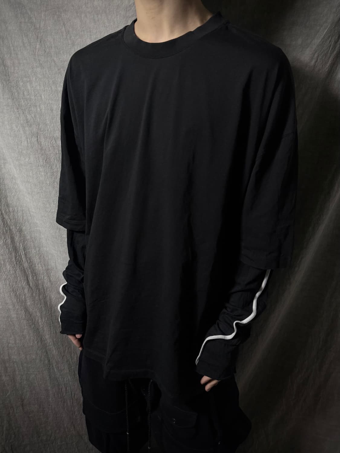 Thom Krom Layered Long Sleeve T-Shirt   상품이미지3