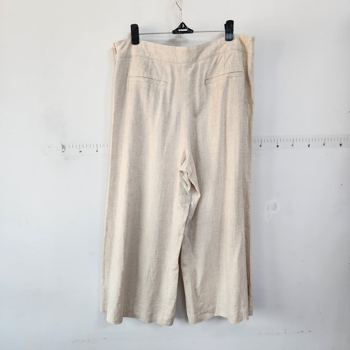 르니앤맥코이 린넨 와이드 팬츠 베이지 상품이미지3